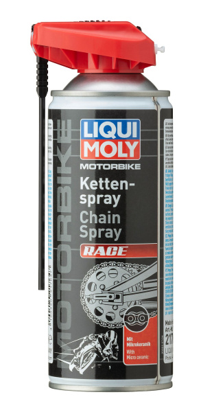 Смазка для цепей Liqui Moly Motorbike Kettenspray Race 0.4л