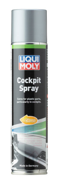 Средство для ухода за пластиком (лимон) Liqui Moly Cockpit Spray Citrus 0.3л
