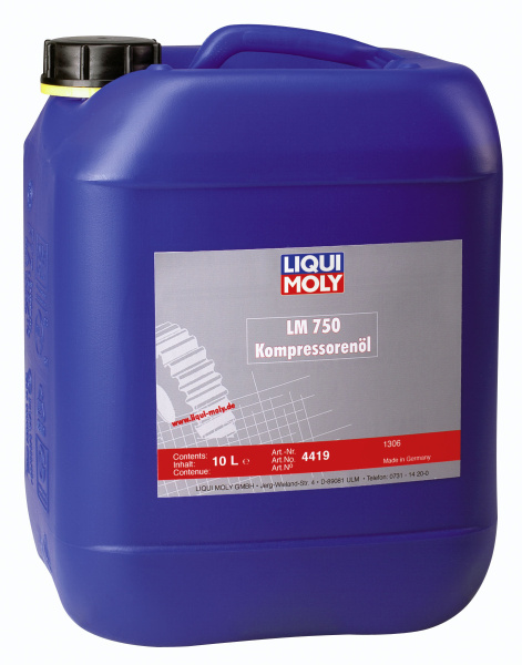 Компрессорное масло Liqui Moly LM750 Kompressorenoil SAE 40 10л