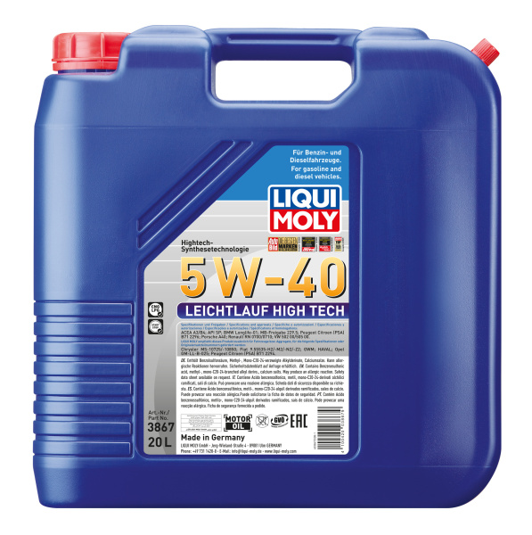 Liqui Moly Leichtlauf High Tech 5W-40 20л
