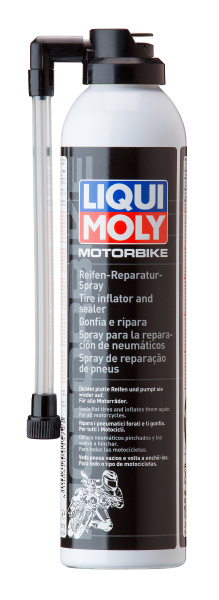 Герметик для ремонта мотоциклетной резины Liqui Moly Motorbike Reifen-Reparatur-Spray 0.3л