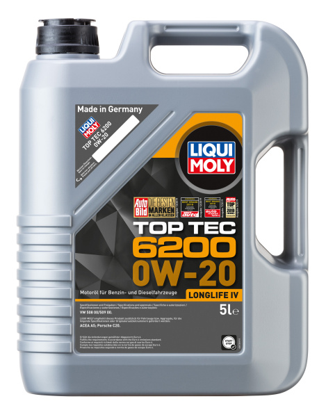 Liqui Moly Top Tec 6200 0W-20 5л (VW 508.00 / 509.00)