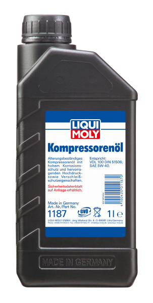Компрессорное масло Liqui Moly Kompressorenol VDL 100 1л