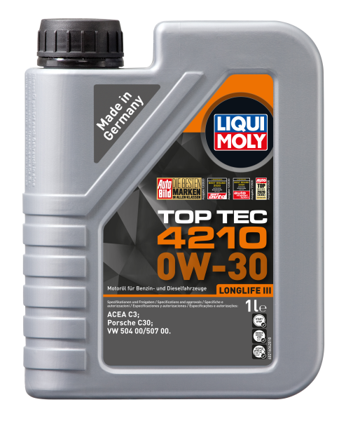 Liqui Moly Top Tec 4210 0W-30 1л (VW 504.00 / 507.00)