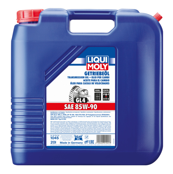 Liqui Moly Getriebeoil 85W-90 GL4 20л