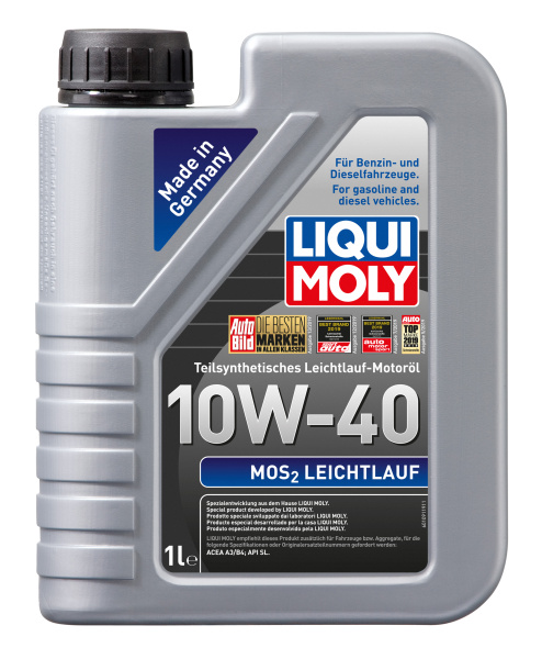 Liqui Moly MoS2 Leichtlauf 10W-40 1л (с молибденом)
