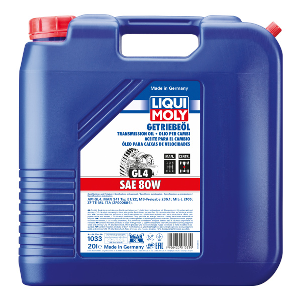 Liqui Moly Getriebeoil 80W GL4 20л