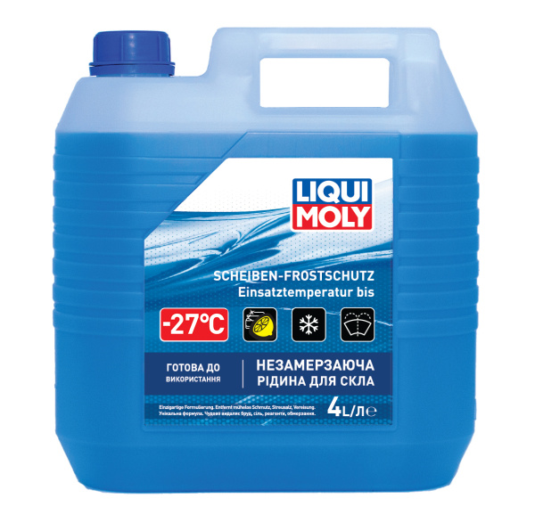 Готовая зимняя жидкость в бачок омывателя Liqui Moly (-27°C) 4л