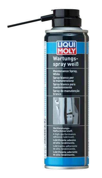 Грязеотталкивающая белая смазка Liqui Moly Wartungs-Spray weiss 0.25л