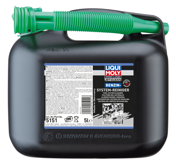 Очиститель бензиновых систем Pro-Line JetClean Benzin System Reiniger 5л (готовая)