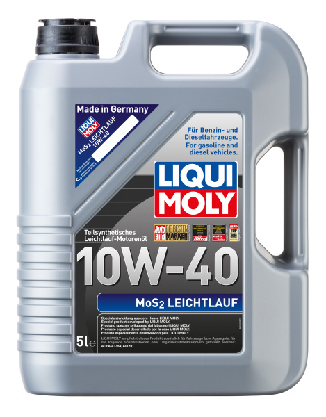 Liqui Moly MoS2 Leichtlauf 10W-40 5л (с молибденом)