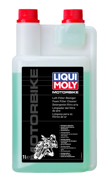 Очиститель воздушных фильтров мототехники (концентрат) Liqui Moly Motorbike Luft-Filter-Reiniger 1л