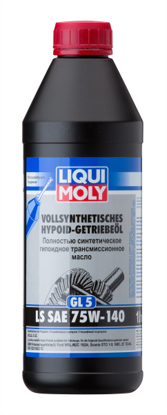 Liqui Moly Vollsynthetisches Hypoid-Getriebeoil LS 75W-140 GL5 1л