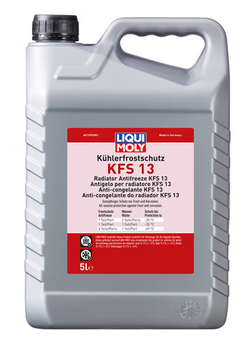 Антифриз Liqui Moly Kuhlerfrostschutz KFS G13 5л (концентрат, красный)