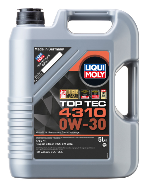 Liqui Moly Top Tec 4310 0W-30 5л (PSA B71 2312)