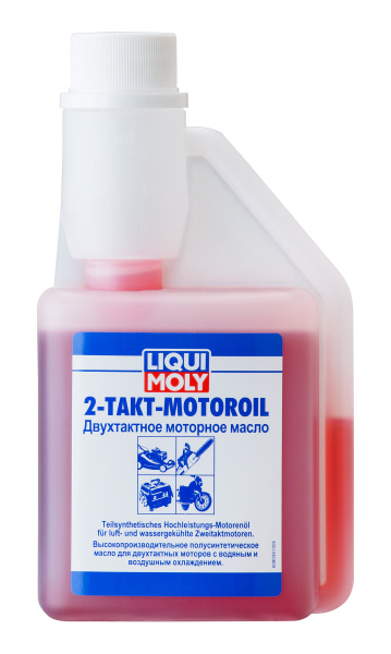 Полусинтетическое моторное масло для 2-тактных двигателей Liqui Moly 2-Takt-Motoroil 0.25л